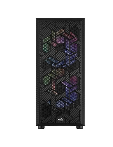 Carcasa Aerocool Hive neagra,HIVE-G-BK-V1