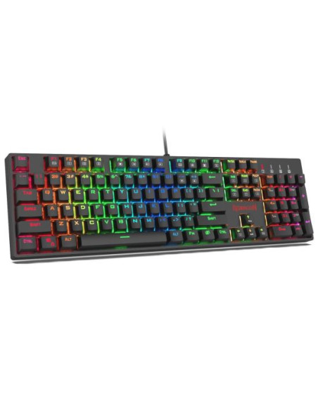 Tastatura gaming mecanica Redragon Surara neagra iluminare RGB