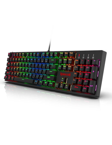 Tastatura gaming mecanica Redragon Surara neagra iluminare RGB