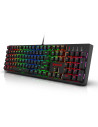 Tastatura gaming mecanica Redragon Surara neagra iluminare RGB