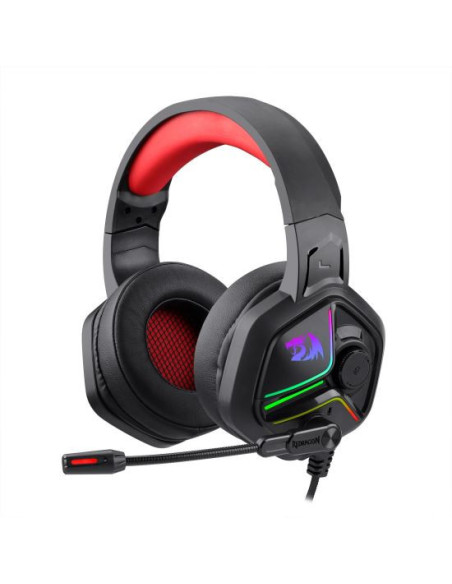 Casti Redragon Ajax iluminare RGB negre,H230-BK