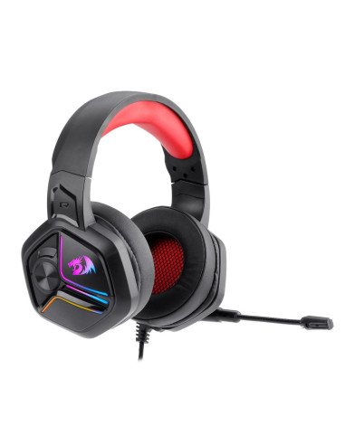 Casti Redragon Ajax iluminare RGB negre,H230-BK