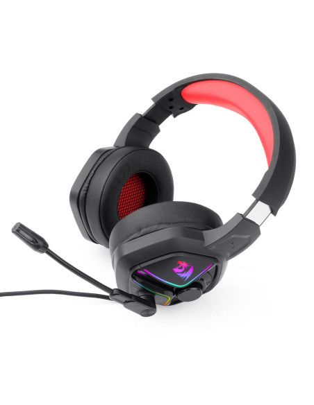 Casti Redragon Ajax iluminare RGB negre,H230-BK