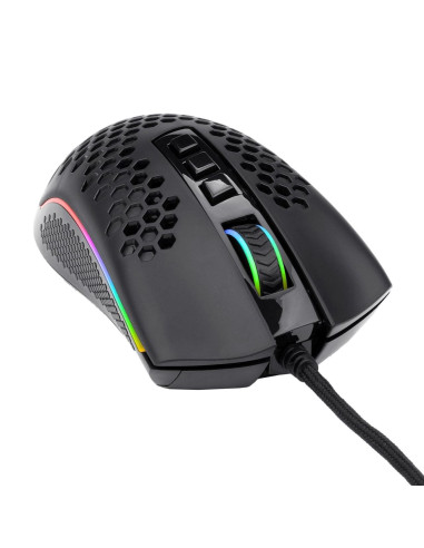 Mouse gaming Redragon Storm iluminare RGB negru,M808RGB-BK