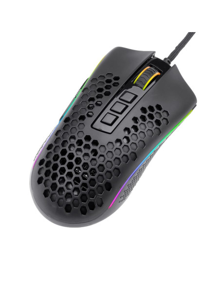 Mouse gaming Redragon Storm iluminare RGB negru,M808RGB-BK
