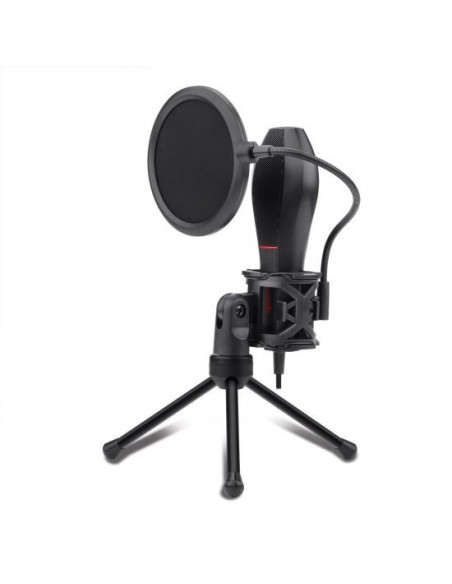 Microfon Redragon Quasar negru cu stand,GM200-BK Microfon Redragon Quasar negru cu stand,GM200-BK