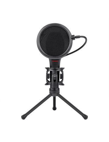 Microfon Redragon Quasar negru cu stand,GM200-BK Microfon Redragon Quasar negru cu stand,GM200-BK