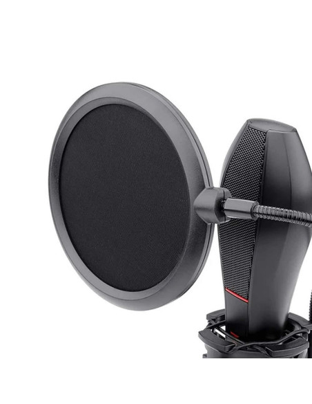 Microfon Redragon Quasar negru cu stand,GM200-BK Microfon Redragon Quasar negru cu stand,GM200-BK