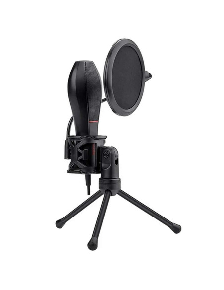 Microfon Redragon Quasar negru cu stand,GM200-BK Microfon Redragon Quasar negru cu stand,GM200-BK