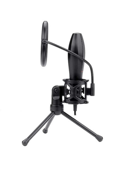 Microfon Redragon Quasar negru cu stand,GM200-BK Microfon Redragon Quasar negru cu stand,GM200-BK