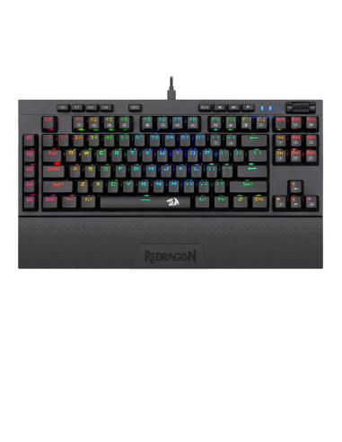 Tastatura gaming mecanica cu fir si wireless Redragon Vishnu