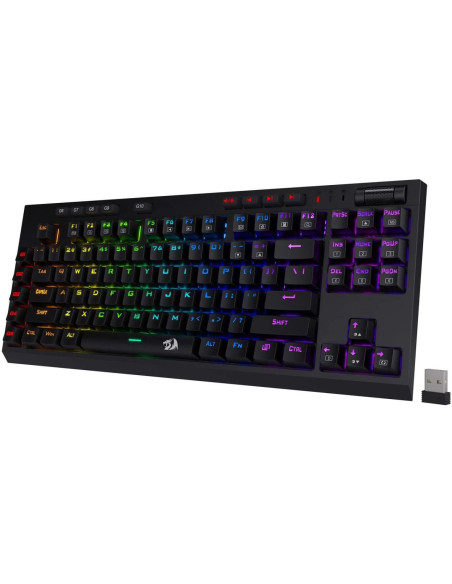 Tastatura gaming mecanica cu fir si wireless Redragon Vishnu