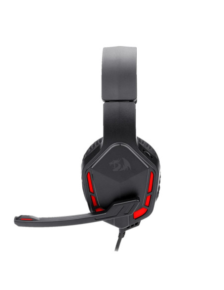 Casti gaming Redragon Themis negre iluminare rosie,H220-BK