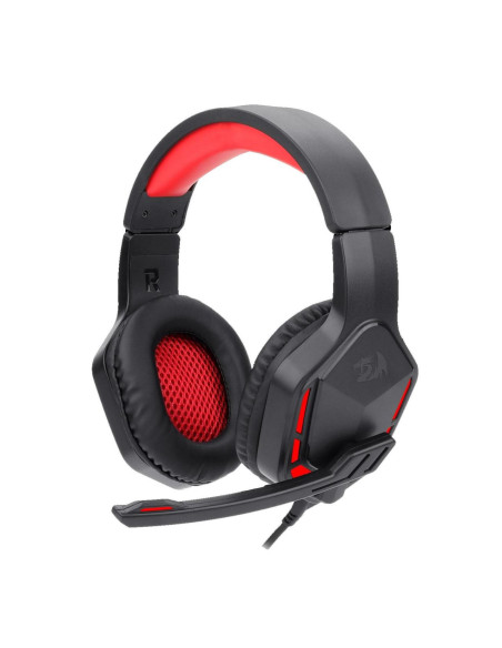 Casti gaming Redragon Themis negre iluminare rosie,H220-BK