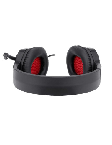 Casti gaming Redragon Themis negre iluminare rosie,H220-BK