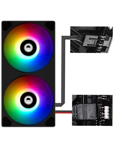 Ventilator radiator ID-Cooling ICEFAN 240 240mm iluminare