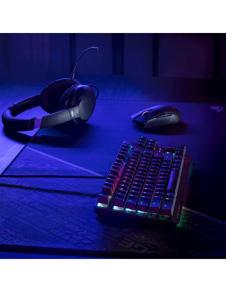 Casti gaming ASUS ROG Strix Go USB Type-C negre,90YH02Q1-B2UA00