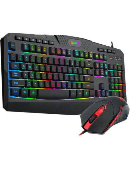Kit tastatura si mouse Redragon S101 negru,S101-5-BK