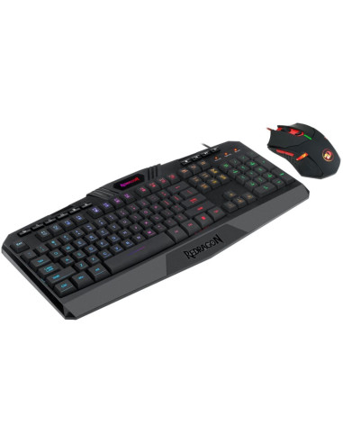 Kit tastatura si mouse Redragon S101 negru,S101-5-BK