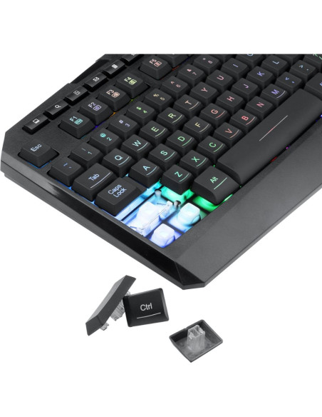 Kit tastatura si mouse Redragon S101 negru,S101-5-BK