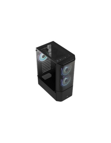 Carcasa Aerocool Quantum Mesh V3 neagra,QUANTUM-MESH-G-BK-V3
