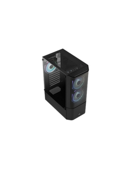 Carcasa Aerocool Quantum Mesh V3 neagra,QUANTUM-MESH-G-BK-V3