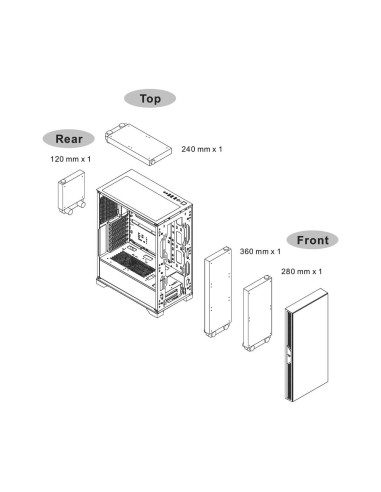 Carcasa Thermaltake Versa T35 Tempered Glass RGB