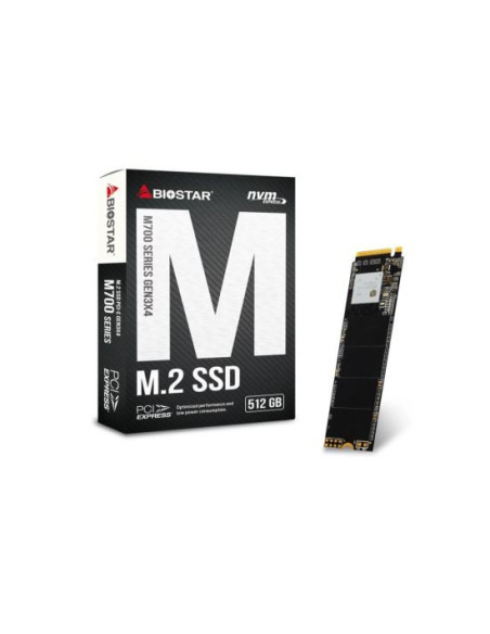 SSD M.2 Biostar M700 512GB PCI-E Gen3x4,SS263PME35-PA1GJ-BS2