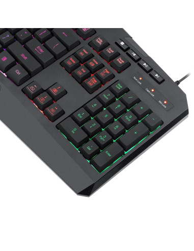 Tastatura gaming Redragon Harpe Pro neagra iluminare