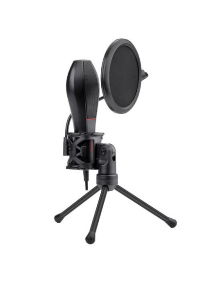 Microfon Redragon Quasar 2 negru cu stand,GM200-1-BK Microfon Redragon Quasar 2 negru cu stand,GM200-1-BK