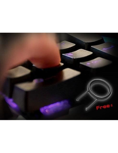 Kit tastatura mecanica si mouse Gamdias Hermes E1C neagra