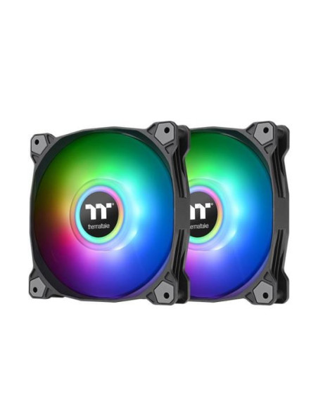 Set 2 ventilatoare Thermaltake Pure Dou 12 iluminare adresabile