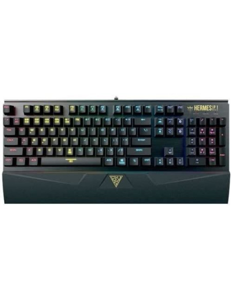 Tastatura gaming mecanica Gamdias Hermes P1 neagra iluminare