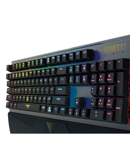 Tastatura gaming mecanica Gamdias Hermes P1 neagra iluminare