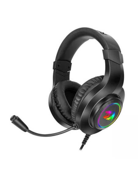 Casti gaming Redragon Hylas iluminare RGB negre,H260RGB-BK