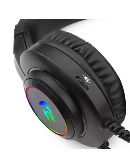 Casti gaming Redragon Hylas iluminare RGB negre,H260RGB-BK