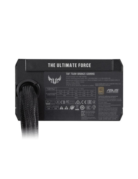 Sursa Asus TUF Gaming 750W Bronze neagra,90YE00D0-B0NA00