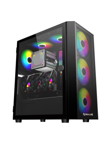 Carcasa Redragon SkyFire neagra,GC-XA216