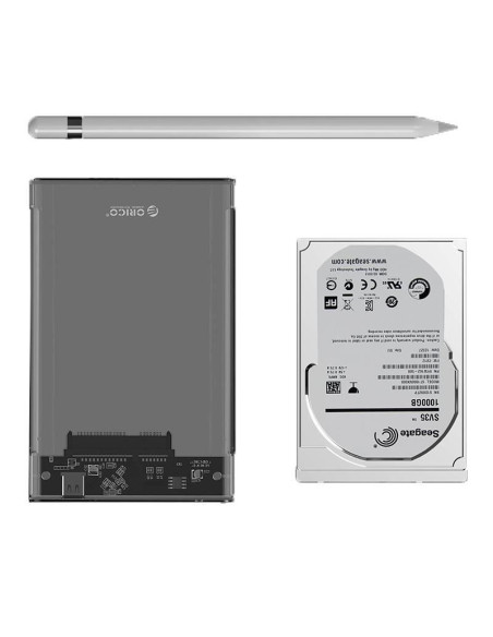 Rack HDD Orico 2139C3 USB 3.1 Gen1 2.5” transparent,2139C3-CR