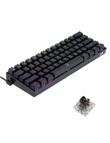 Tastatura gaming mecanica Redragon Dragonborn neagra iluminare