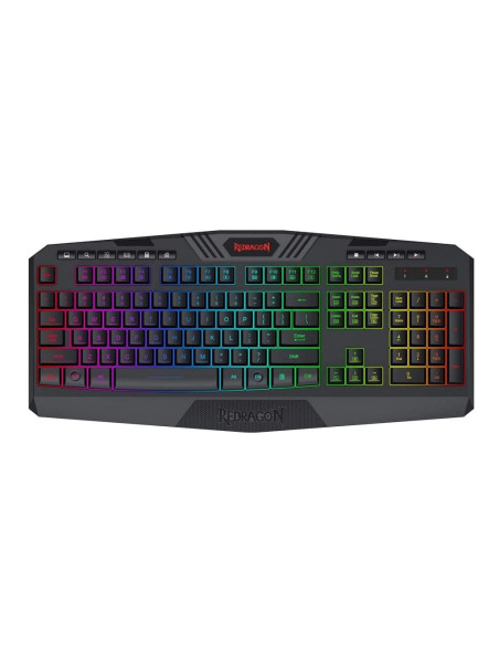 Tastatura gaming fara fir Redragon Harpe neagra iluminare