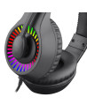 Casti gaming T-Dagger Caspian negre iluminare RGB,T-RGH211