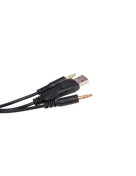 Casti gaming T-Dagger Caspian negre iluminare RGB,T-RGH211