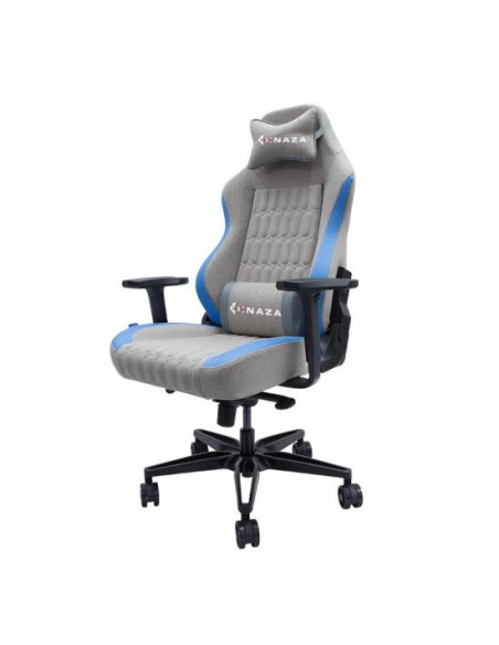 Scaun gaming Inaza Gunner gri cu albastru,INZ-GUNNER