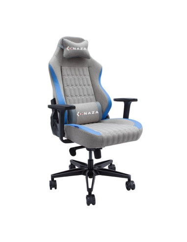 Scaun gaming Inaza Gunner gri cu albastru,INZ-GUNNER