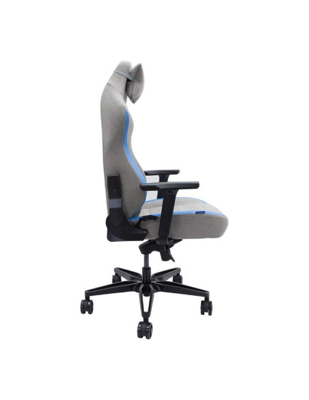 Scaun gaming Inaza Gunner gri cu albastru,INZ-GUNNER