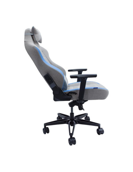 Scaun gaming Inaza Gunner gri cu albastru,INZ-GUNNER