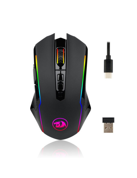 Mouse gaming wireless Redragon Ranger Lite negru iluminare