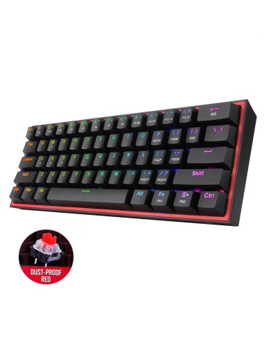 Tastatura gaming mecanica Bluetooth cu fir si wireless Redragon