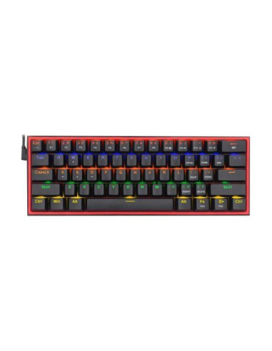 Tastatura gaming mecanica Redragon Fizz neagra iluminare